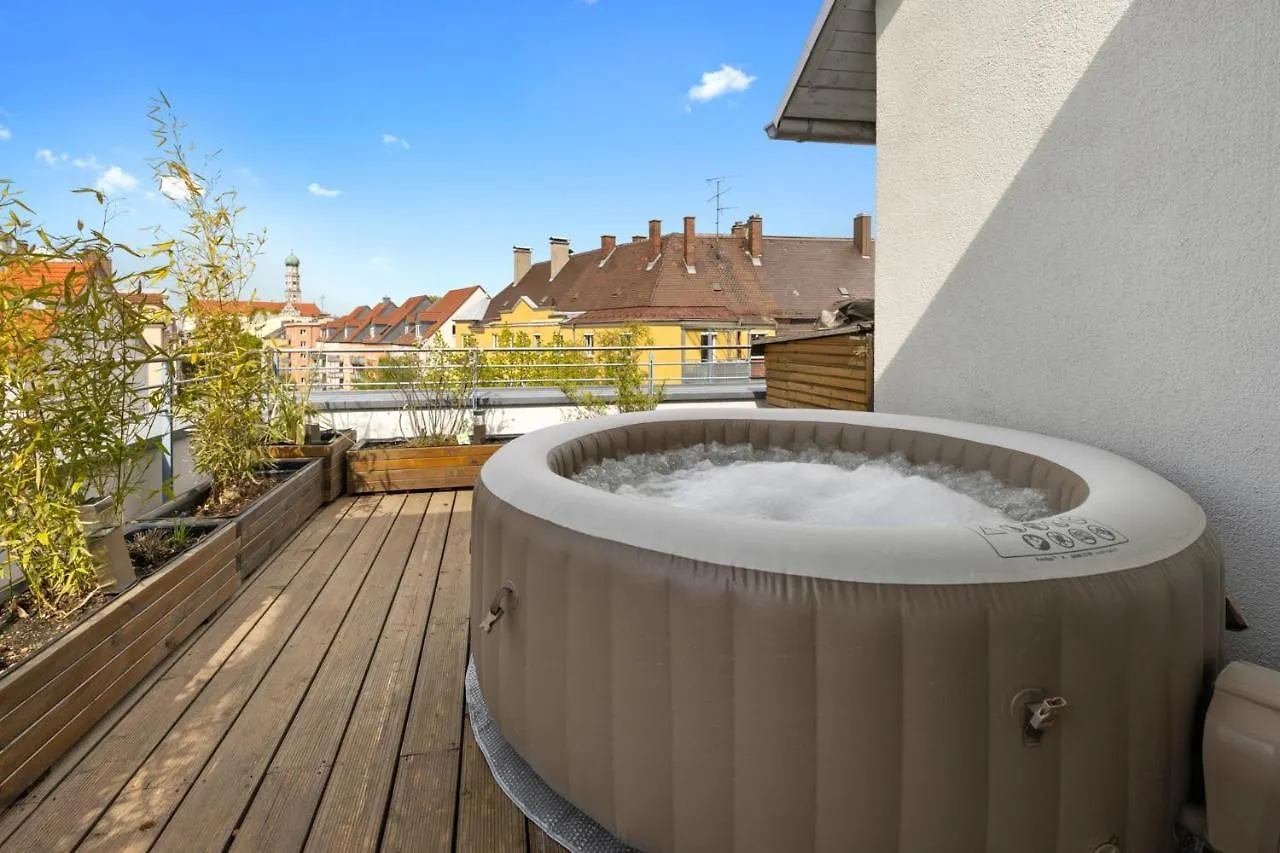 Arbio I Premium Penthouse Apartment Augsburg
