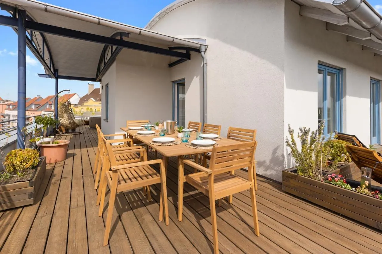 Arbio I Premium Penthouse Apartment Augsburg